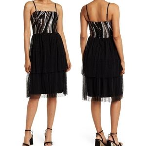 Dress the Population Black Sequin Dress